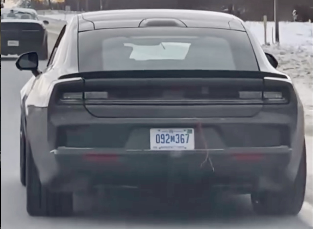 SPOTTED 2025 Dodge Charger Daytona 340 On Public Roads MoparInsiders